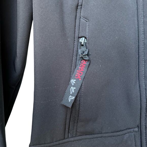 Canada Weathergear Black Patch Softshell Jacket Medium - Picture 6 of 11